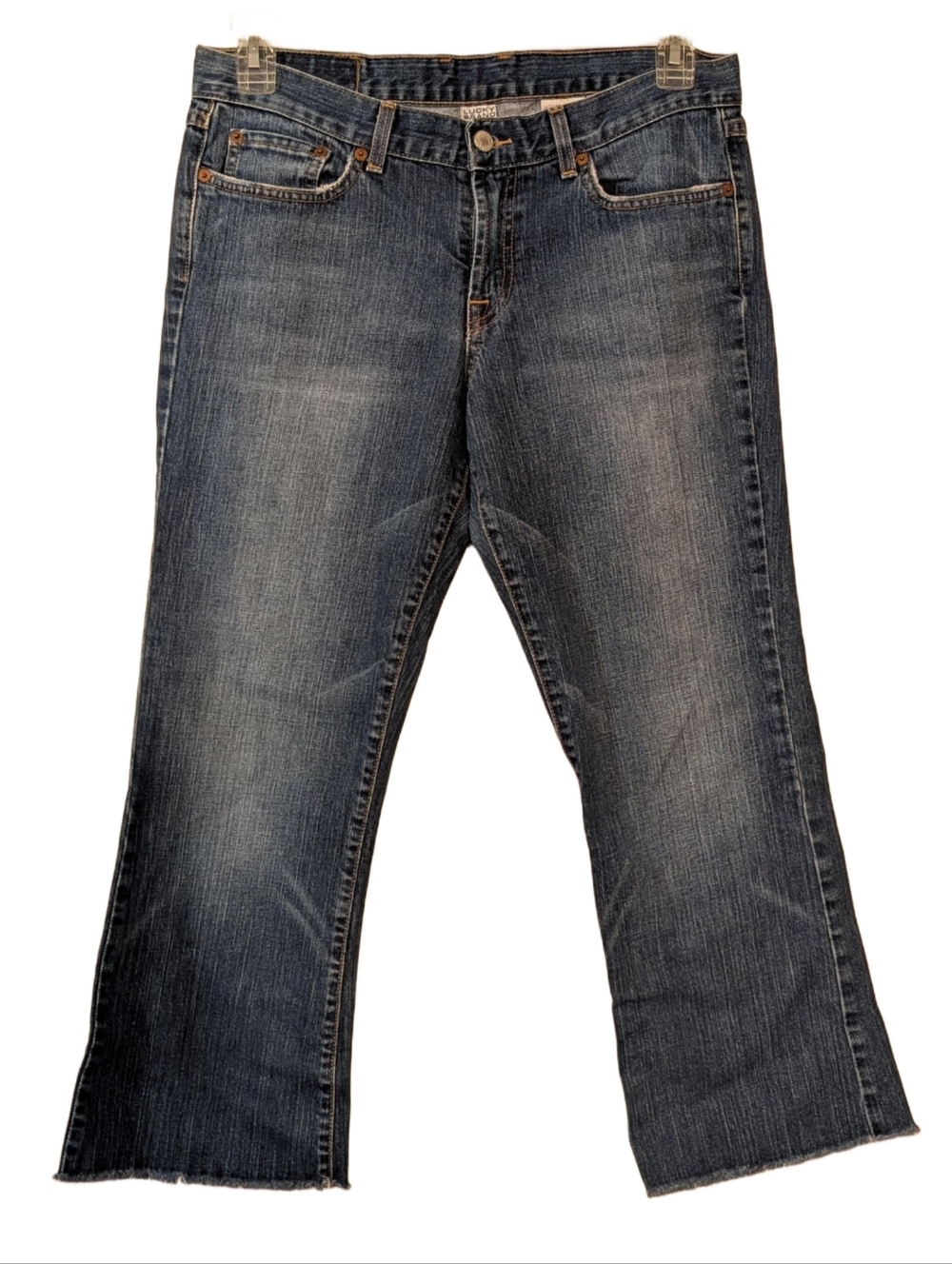 Lucky Brand Women's Dark Blue Ankle Jeans